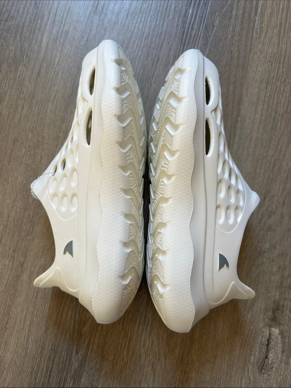 Kids White Slip-On Ventilated Water Shoes